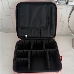 Pink Makeup Organizer Case